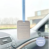 Car air freshener with Arabic script from Dua Autogeurtjes - Sticky me